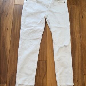 Girls DL1961 white jeans